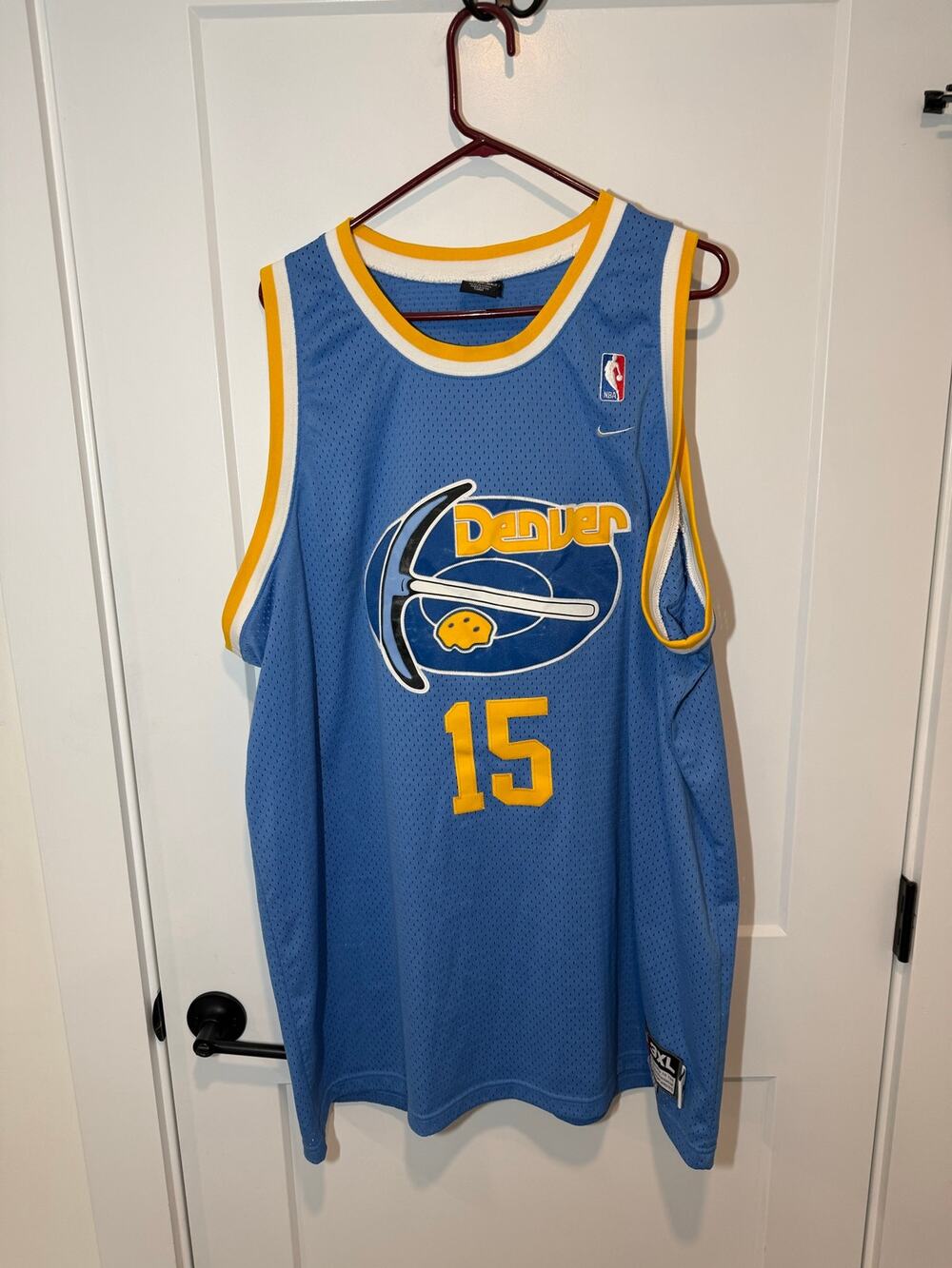 Vintage Carmelo Anthony Denver Nuggets Nike Throwback Retro Stitched Jersey. 3XL